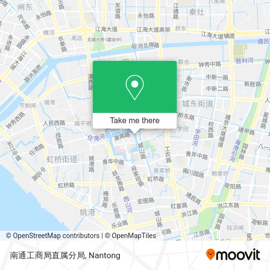 南通工商局直属分局 map