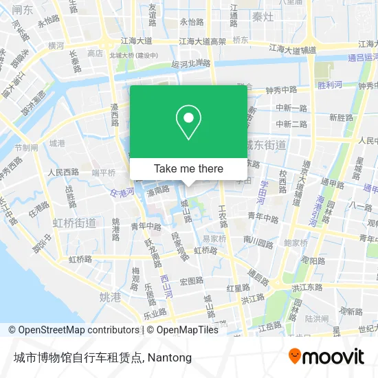城市博物馆自行车租赁点 map