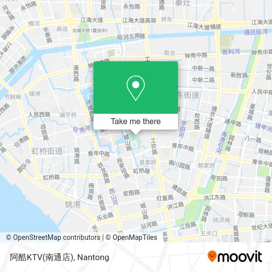 阿酷KTV(南通店) map