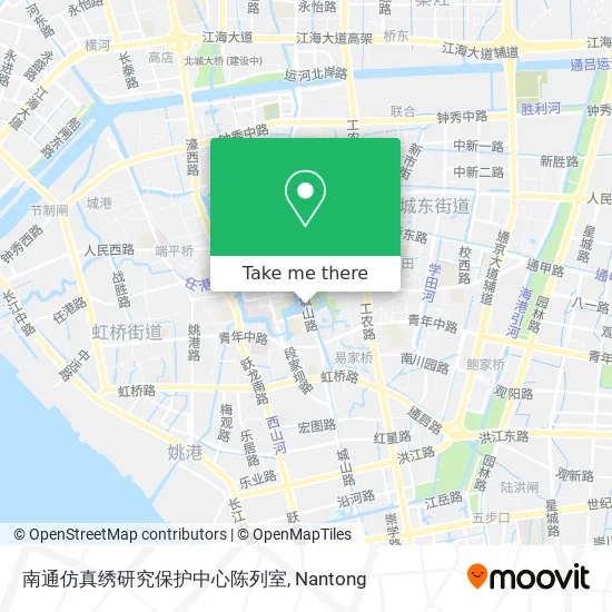 南通仿真绣研究保护中心陈列室 map