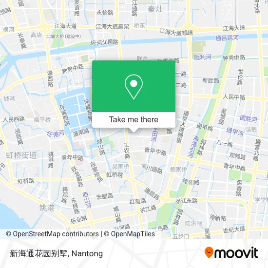 新海通花园别墅 map