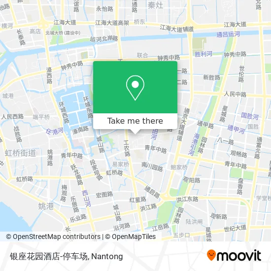 银座花园酒店-停车场 map
