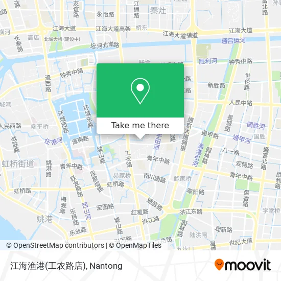 江海渔港(工农路店) map