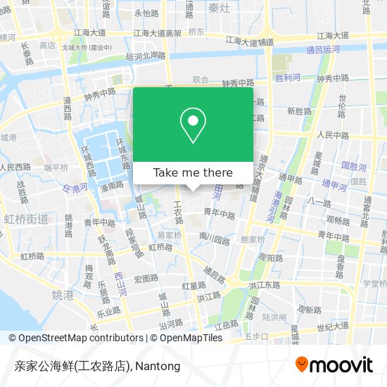 亲家公海鲜(工农路店) map
