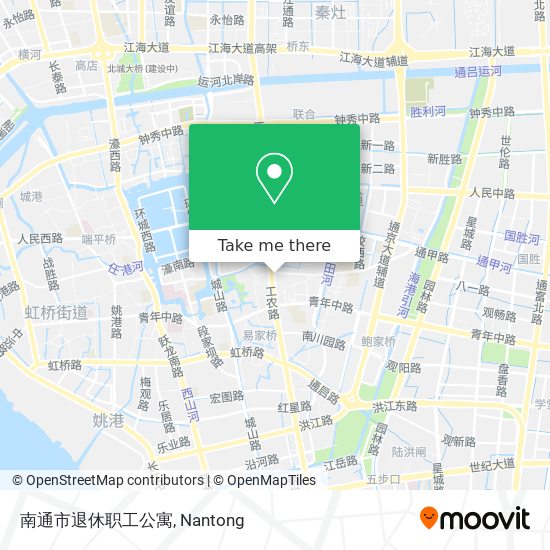 南通市退休职工公寓 map