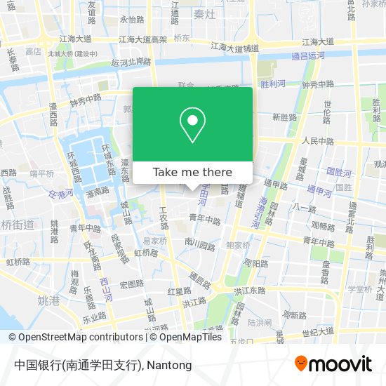 中国银行(南通学田支行) map