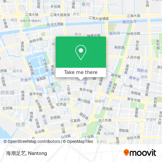 海潮足艺 map