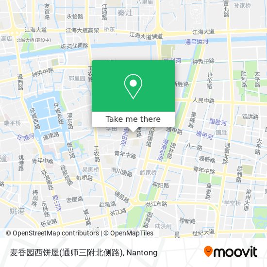 麦香园西饼屋(通师三附北侧路) map