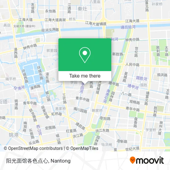 阳光面馆各色点心 map