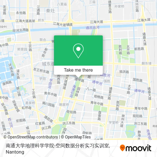 南通大学地理科学学院-空间数据分析实习实训室 map