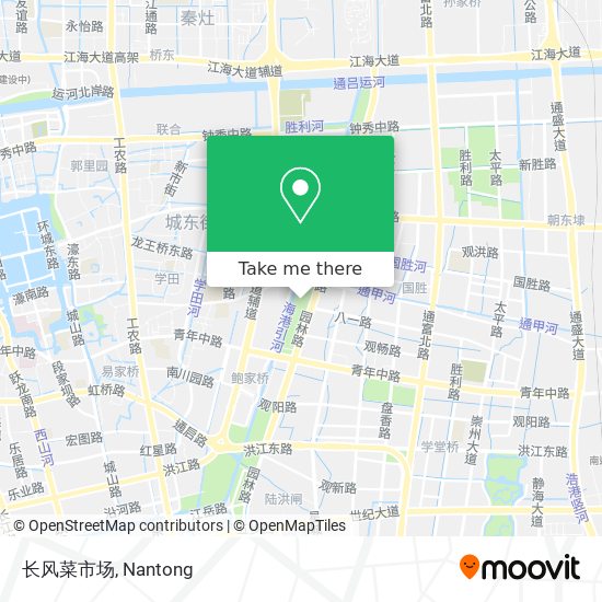 长风菜市场 map
