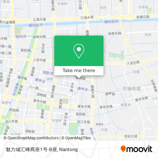 魅力城汇峰商座1号-B座 map