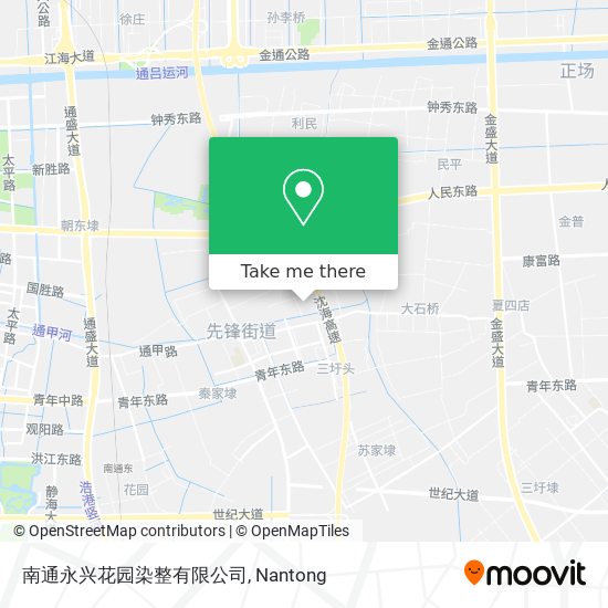 南通永兴花园染整有限公司 map