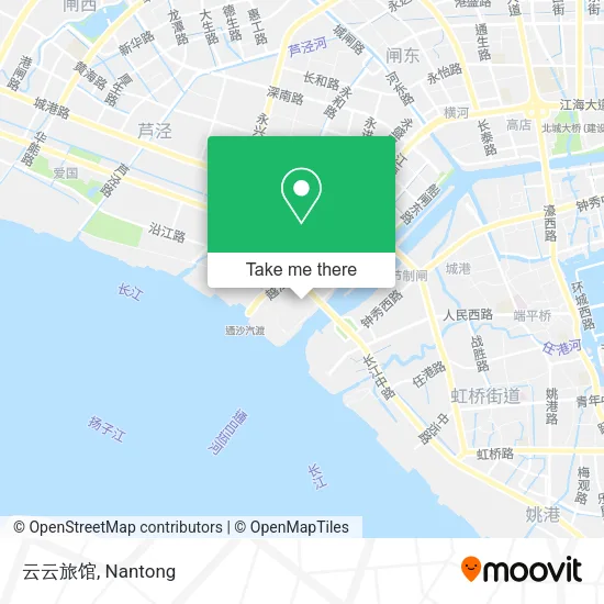 云云旅馆 map