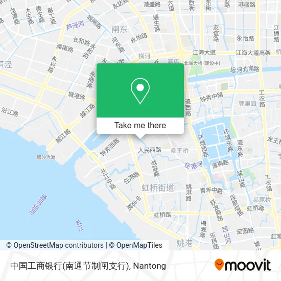 中国工商银行(南通节制闸支行) map