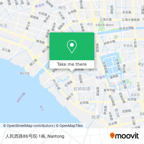 人民西路86号院-1栋 map