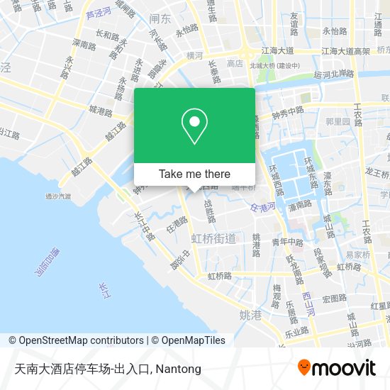 天南大酒店停车场-出入口 map