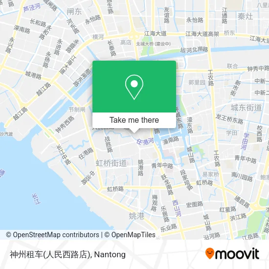 神州租车(人民西路店) map