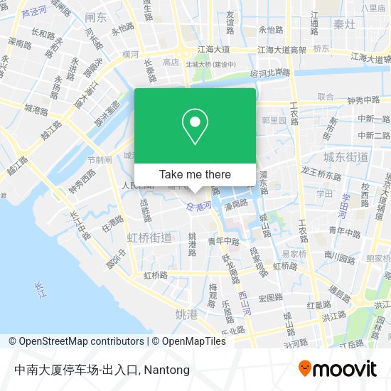 中南大厦停车场-出入口 map