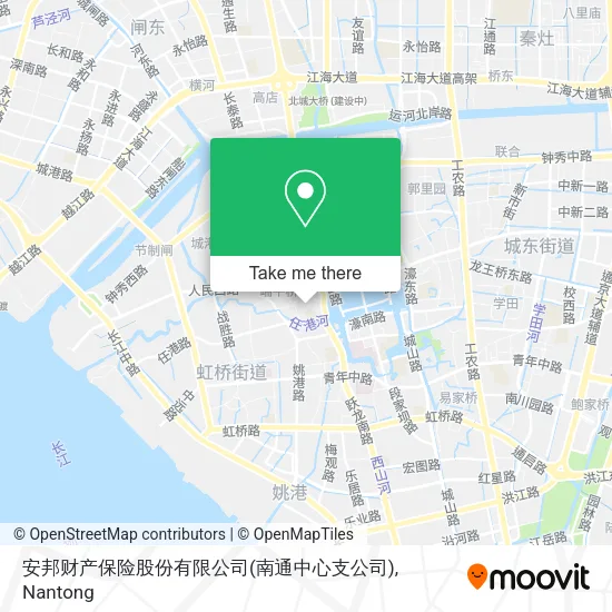 安邦财产保险股份有限公司(南通中心支公司) map