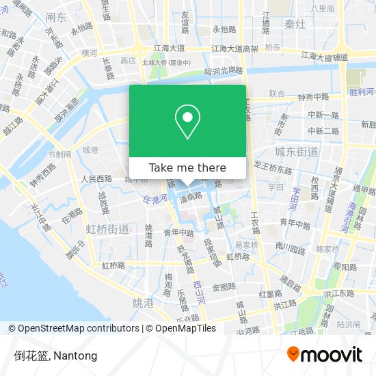 倒花篮 map