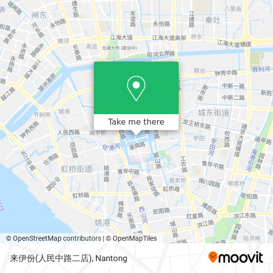 来伊份(人民中路二店) map