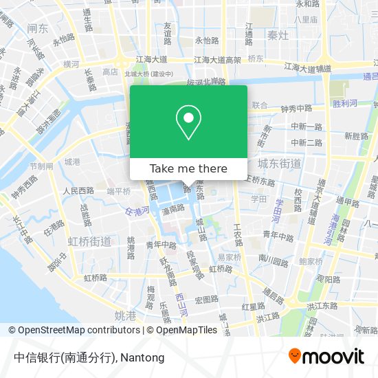 中信银行(南通分行) map