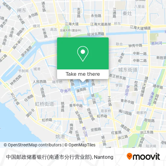中国邮政储蓄银行(南通市分行营业部) map