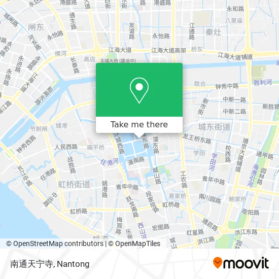 南通天宁寺 map