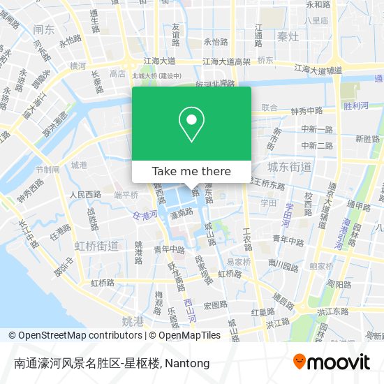 南通濠河风景名胜区-星枢楼 map
