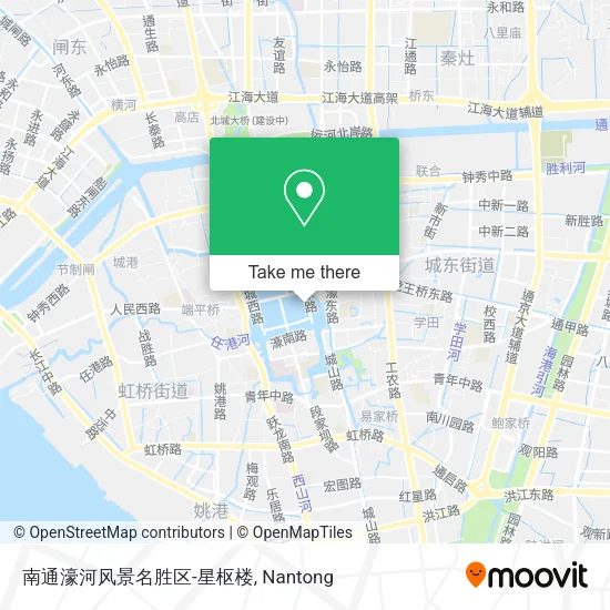 南通濠河风景名胜区-星枢楼 map