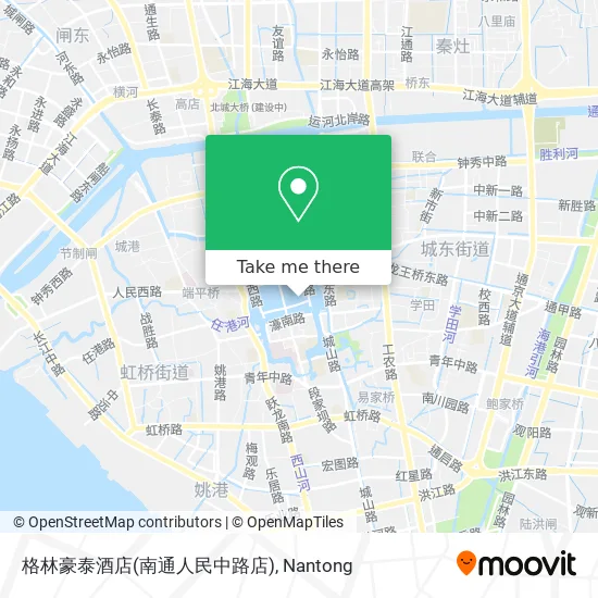格林豪泰酒店(南通人民中路店) map
