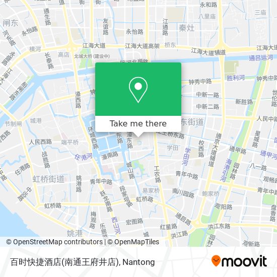 百时快捷酒店(南通王府井店) map