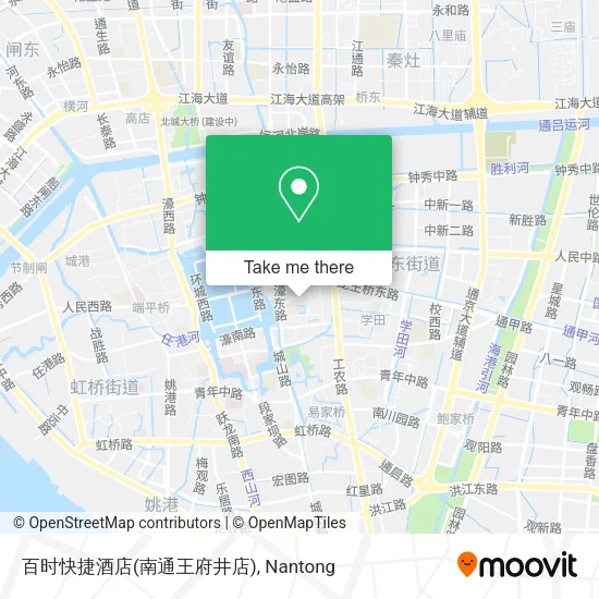 百时快捷酒店(南通王府井店) map