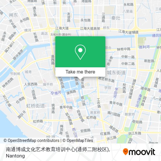 南通博成文化艺术教育培训中心(通师二附校区) map