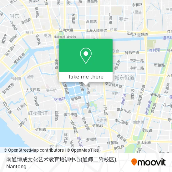 南通博成文化艺术教育培训中心(通师二附校区) map