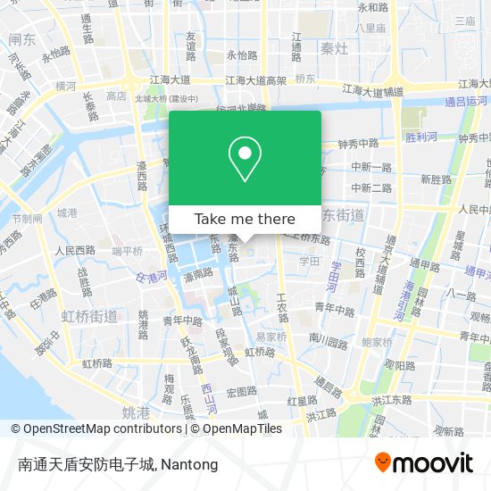 南通天盾安防电子城 map