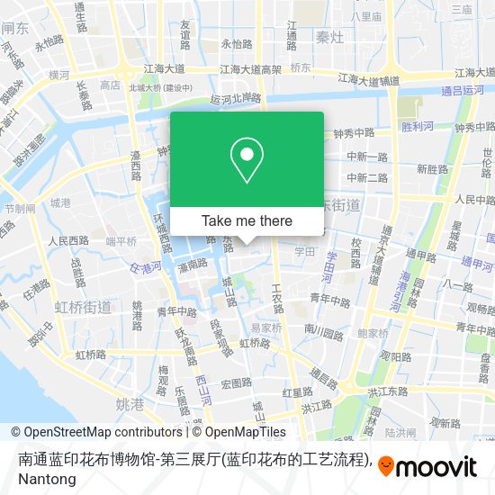 南通蓝印花布博物馆-第三展厅(蓝印花布的工艺流程) map