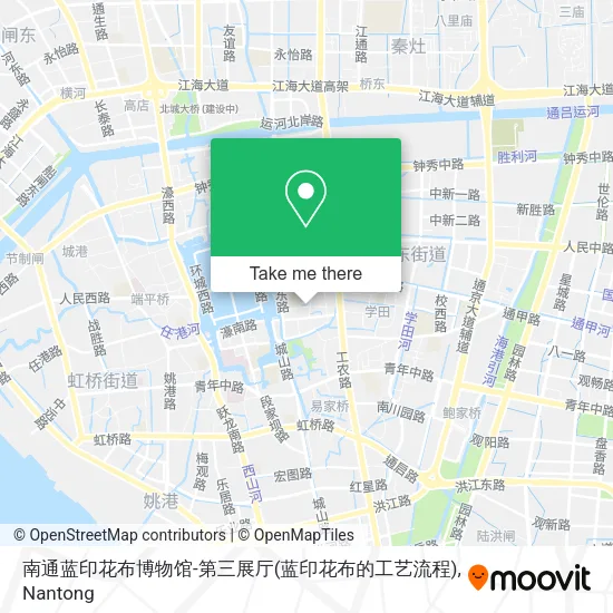 南通蓝印花布博物馆-第三展厅(蓝印花布的工艺流程) map