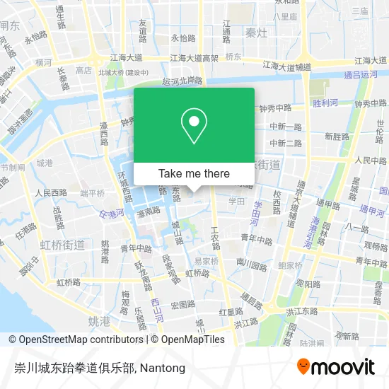 崇川城东跆拳道俱乐部 map