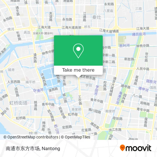 南通市东方市场 map