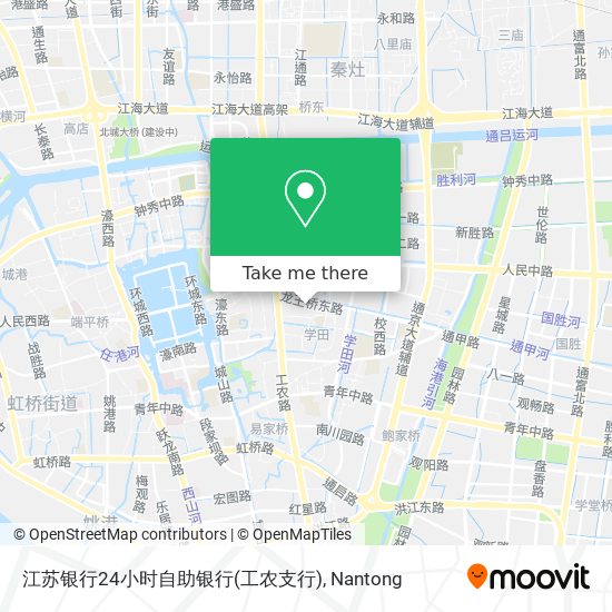 江苏银行24小时自助银行(工农支行) map