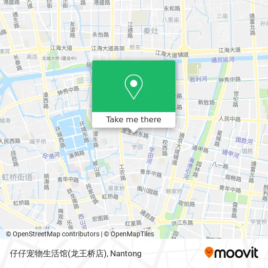 仔仔宠物生活馆(龙王桥店) map