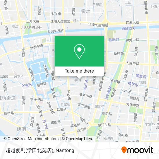 超越便利(学田北苑店) map