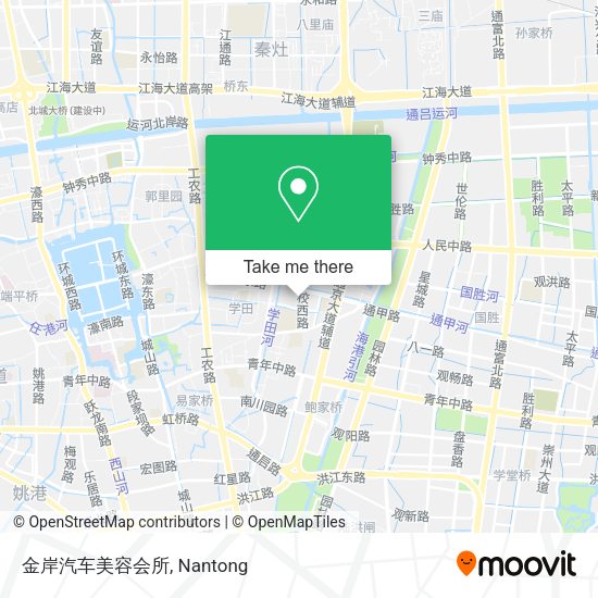 金岸汽车美容会所 map