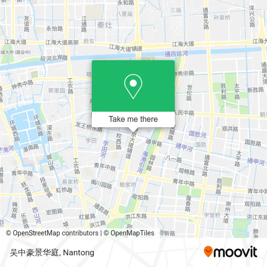 吴中豪景华庭 map