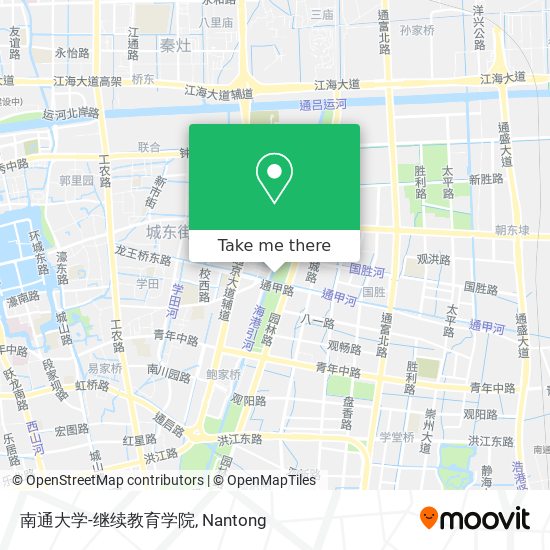 南通大学-继续教育学院 map