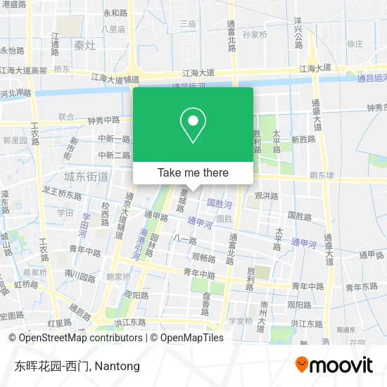 东晖花园-西门 map