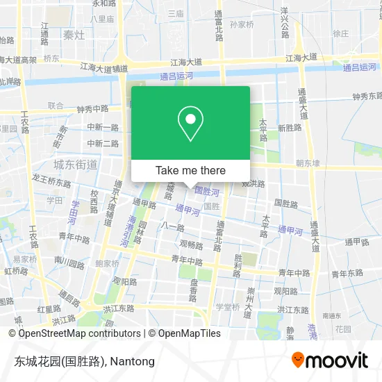 东城花园(国胜路) map
