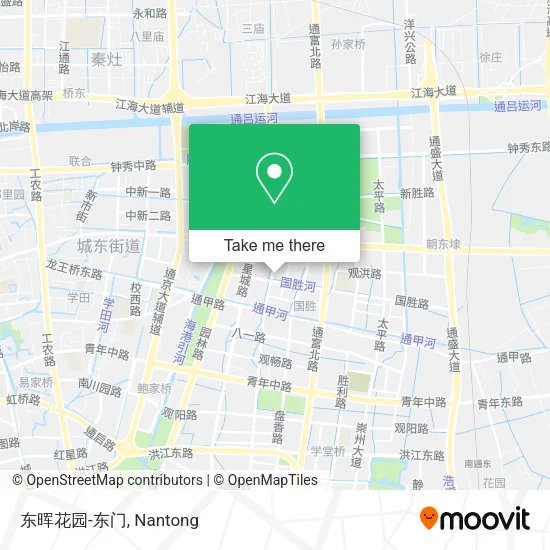 东晖花园-东门 map